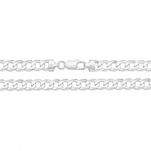 Acotis Silver Chain Flat Curb G1070