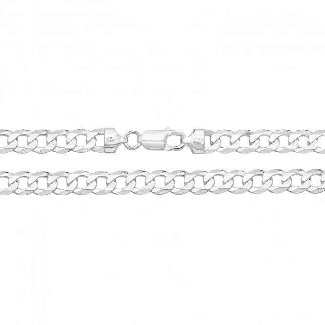 Acotis Silver Chain Flat Curb G1070
