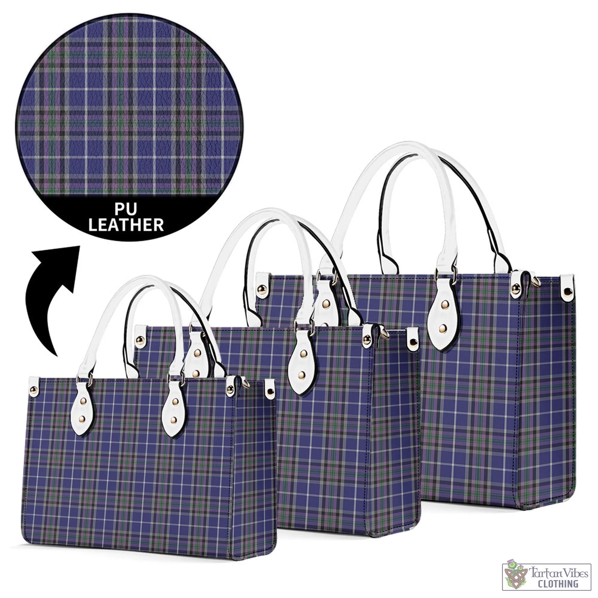 Alexander of Menstry Tartan Luxury Leather Handbags