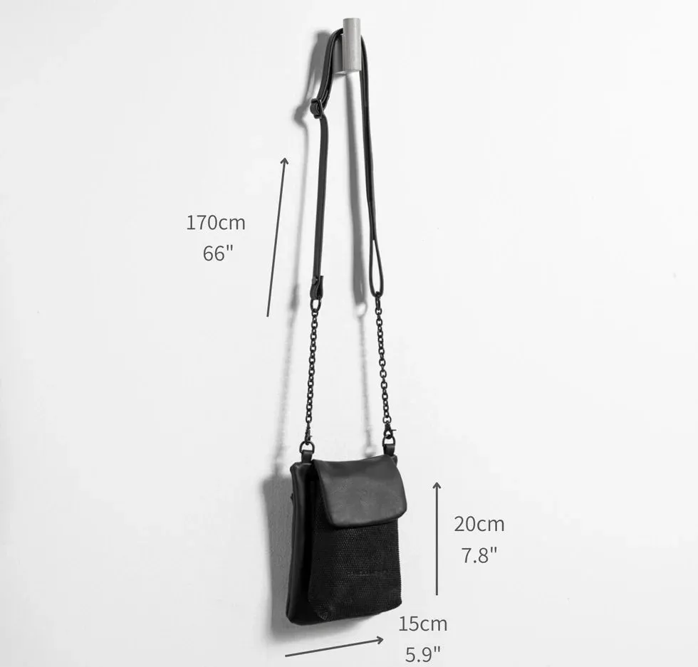 Anita Mini Crossbody Bag, Silver Python