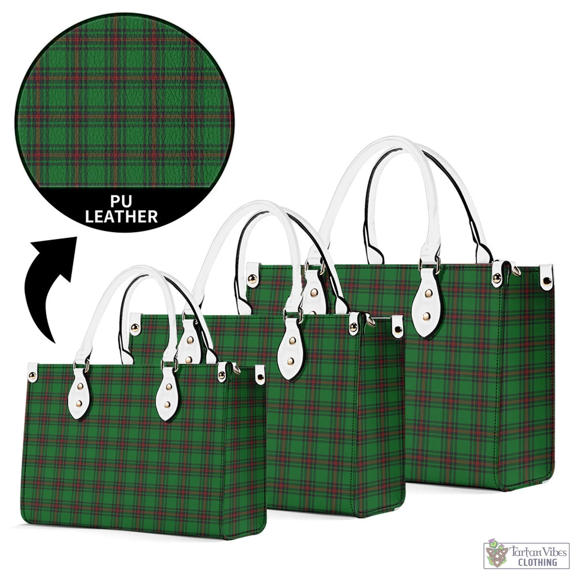 Anstruther Tartan Luxury Leather Handbags