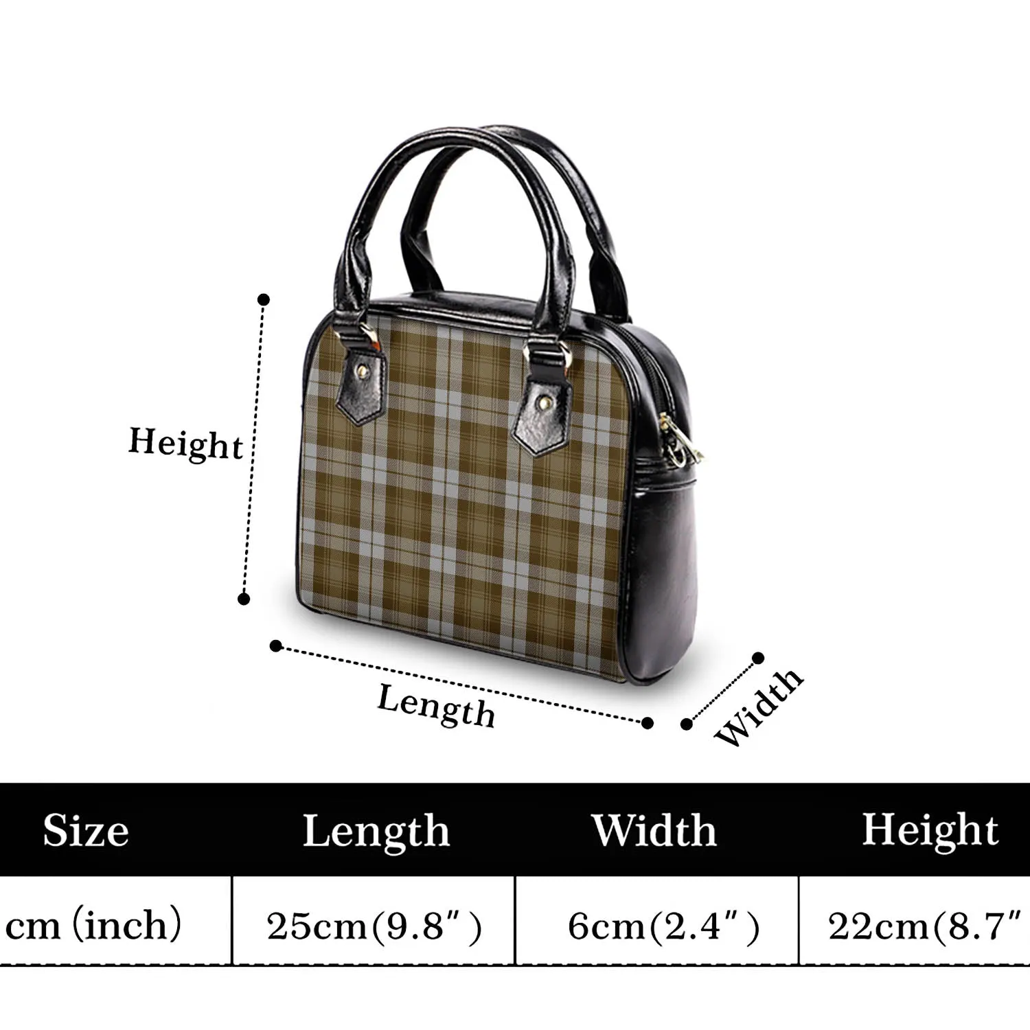 Baillie Dress Tartan Shoulder Handbags
