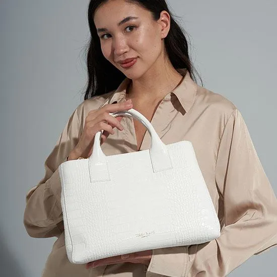 Bella Croco 12" - White