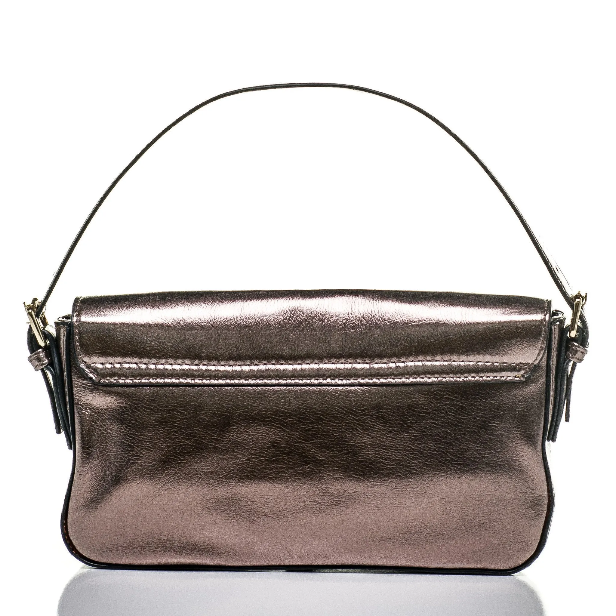 Bewitched Baguette Handbag - Solid Dark Silver