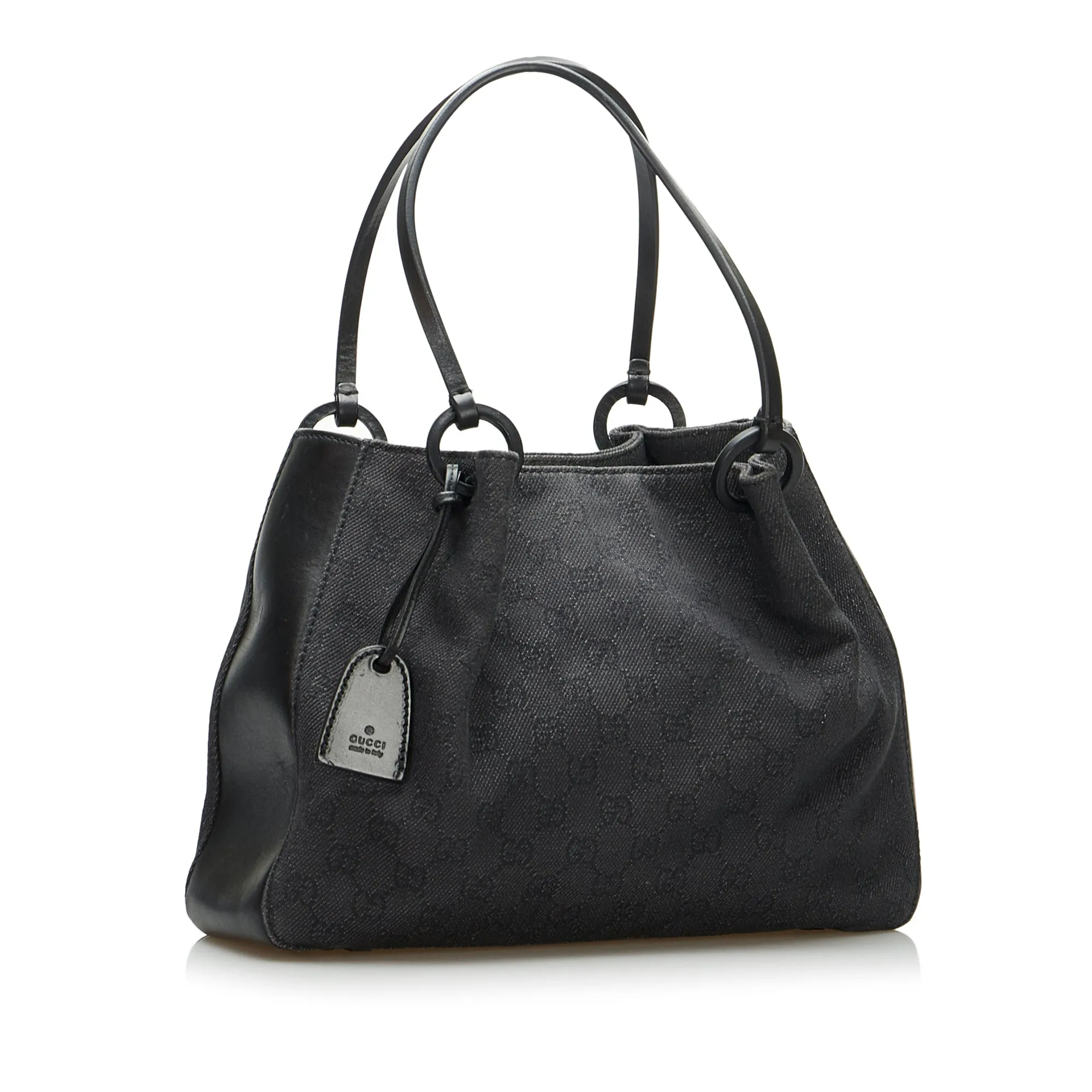 Black Gucci GG Canvas Tote