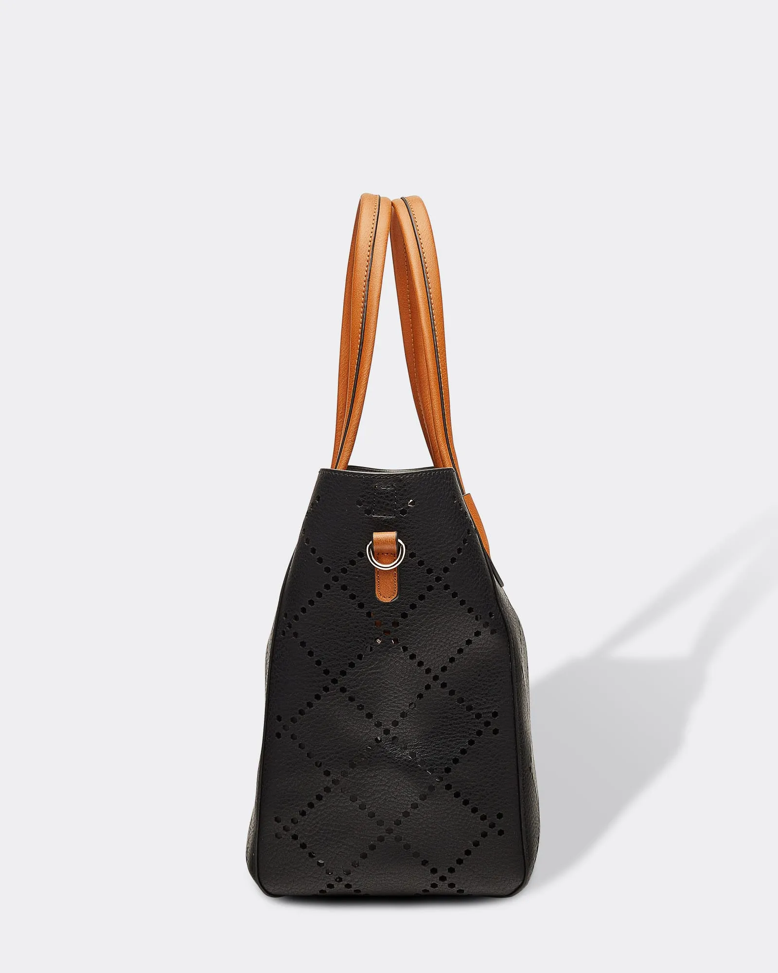Black Vegan Leather Bag