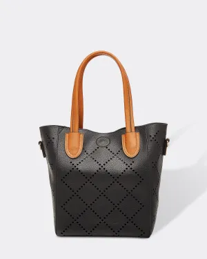 Black Vegan Leather Bag