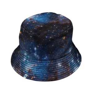 Blue Brown Galaxy Space Bucket Hat
