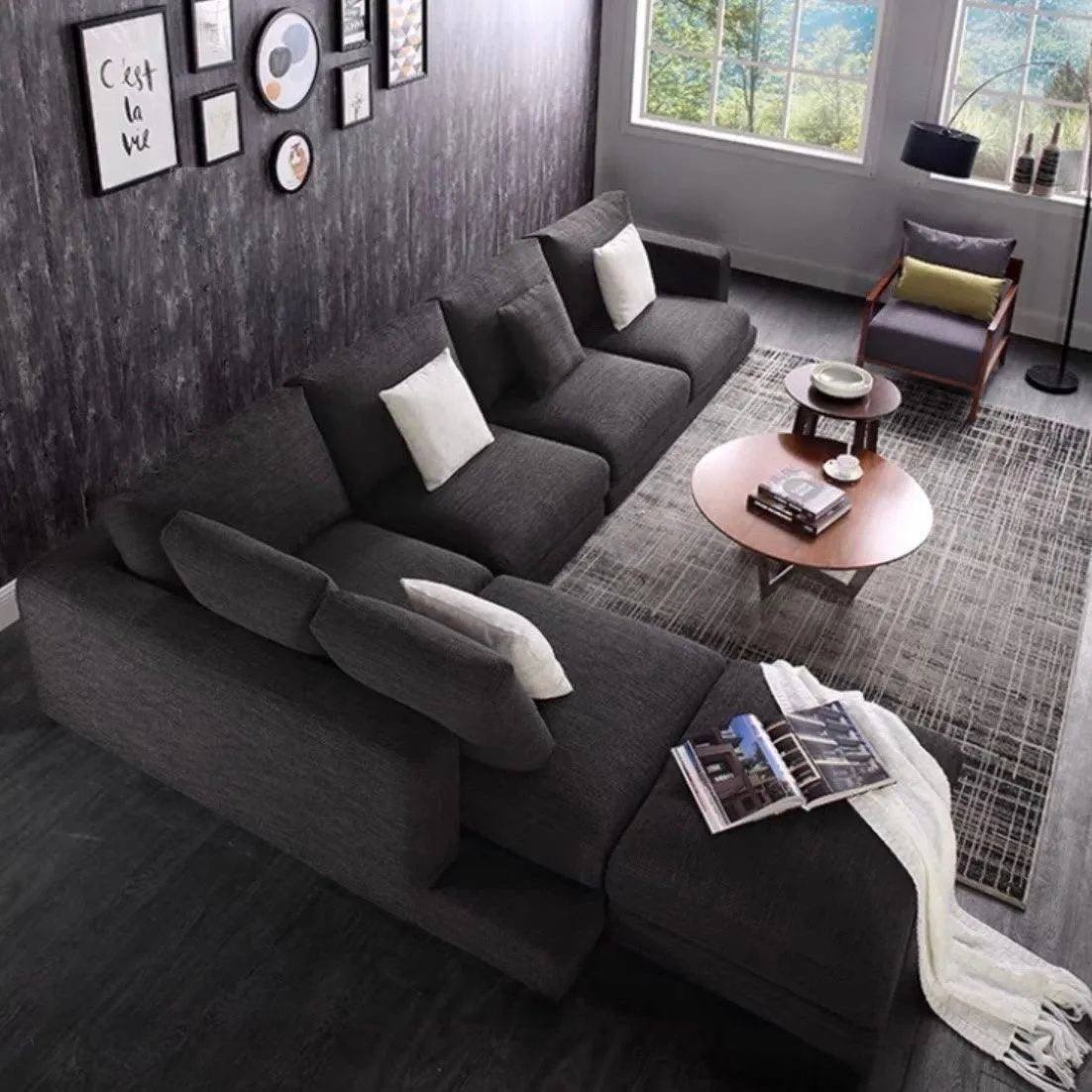 Borsani Sectional L-Shape Sofa