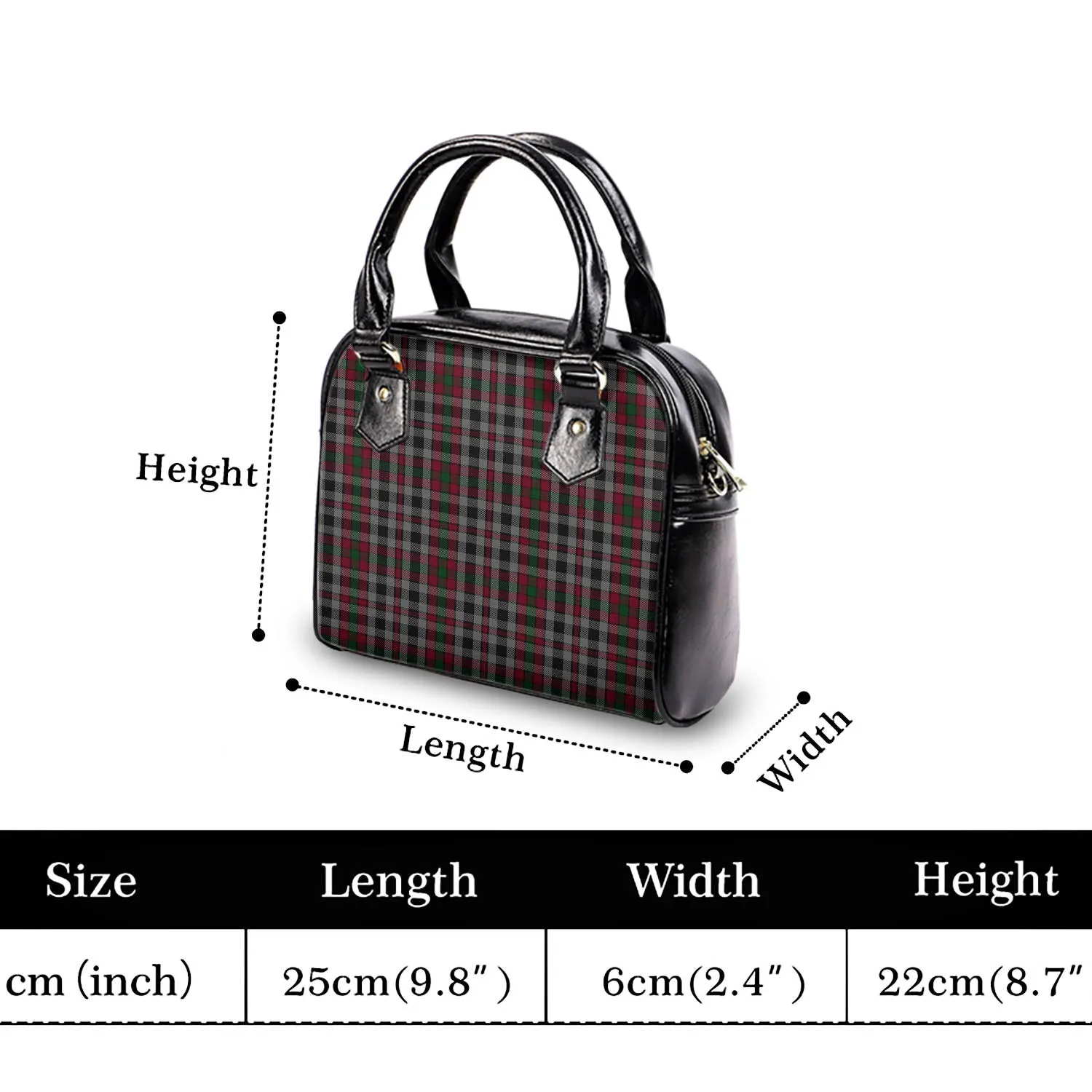 Borthwick Tartan Shoulder Handbags