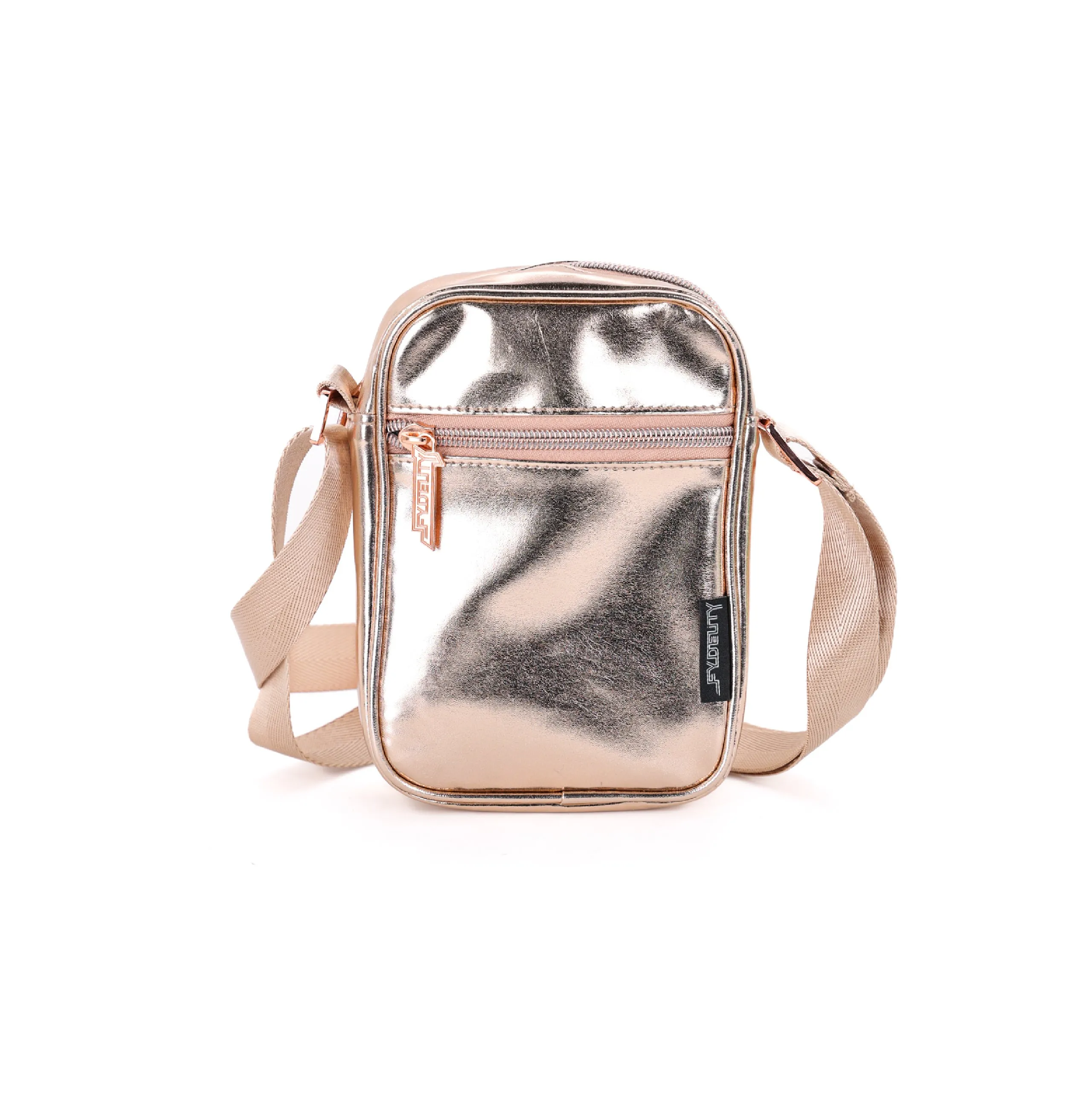 Brick Bag | Kids Crossbody | METALLIC Rose Gold