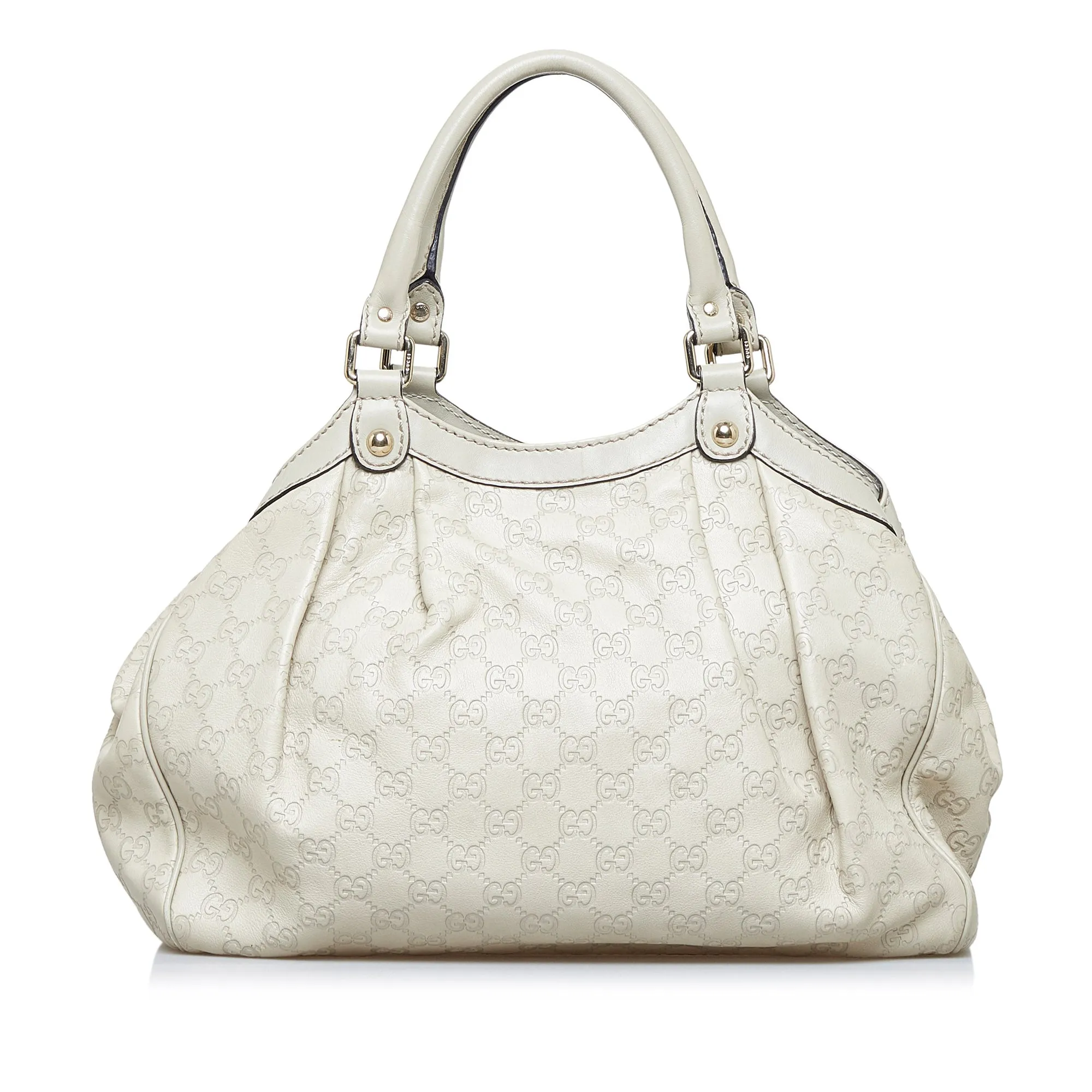 Brown Gucci Guccissima Sukey Tote