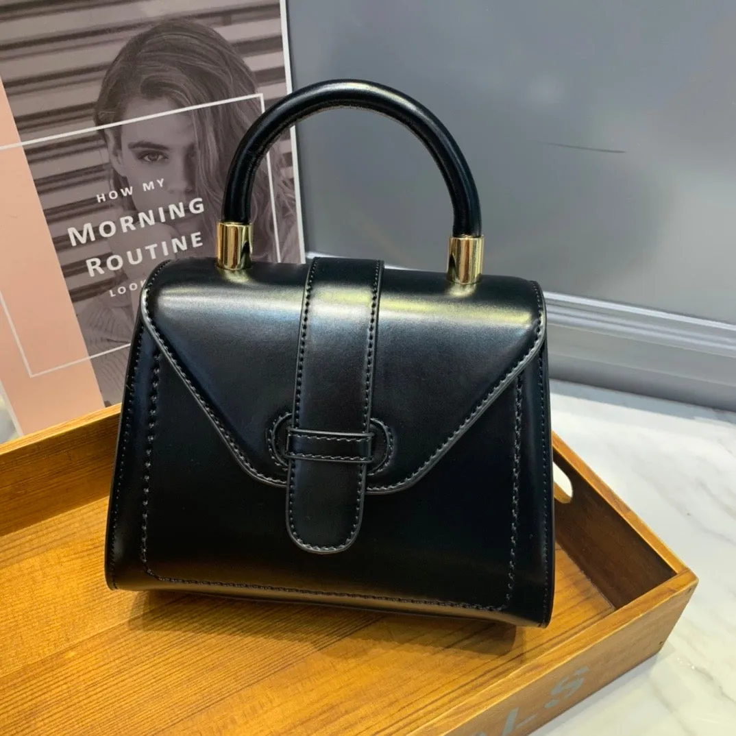 Brown Satchel Handbag Structured Satchel Women's Satchel Purse