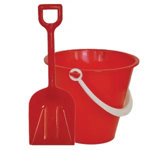 Bucket & Spade Set Small 12cm Red