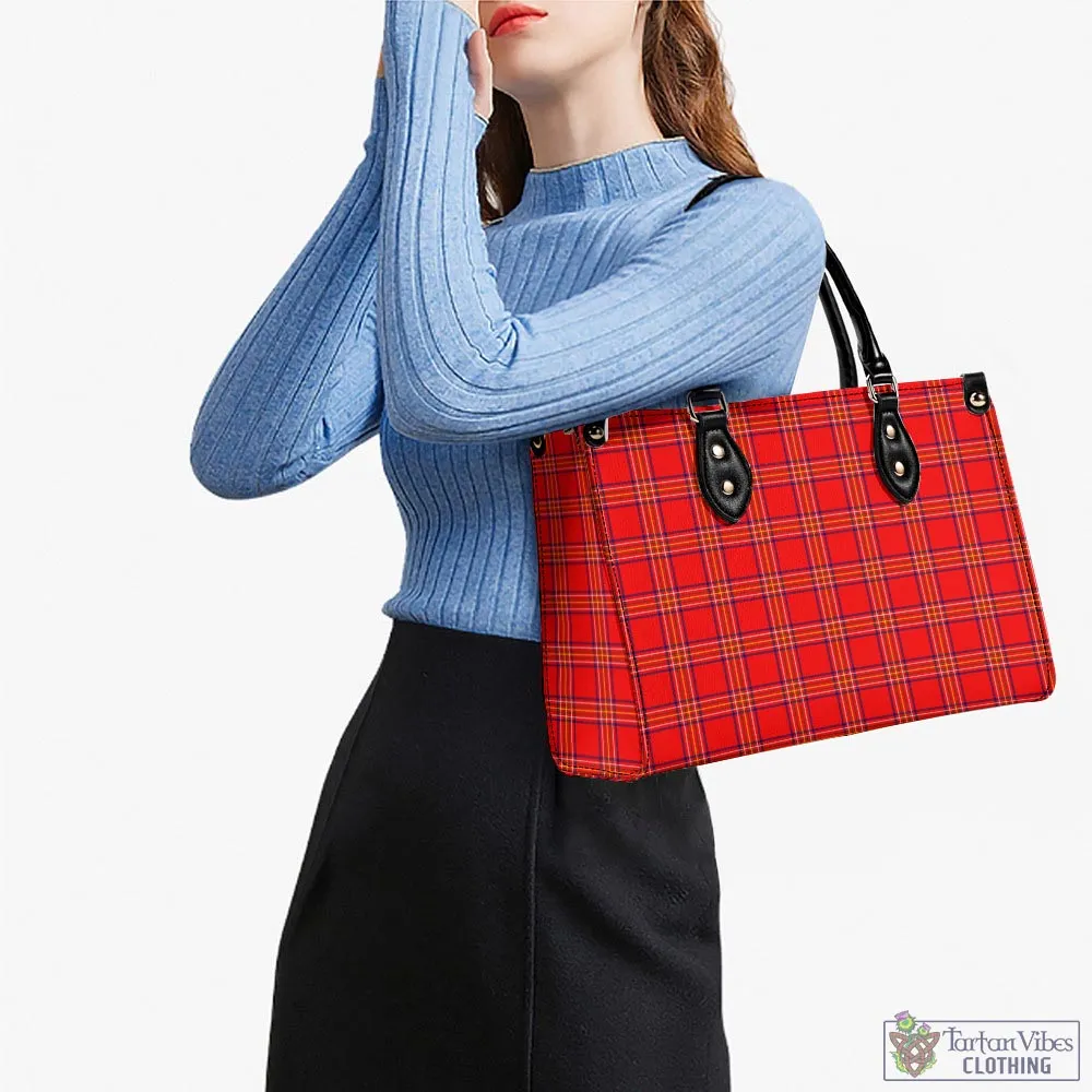 Burnett Modern Tartan Luxury Leather Handbags