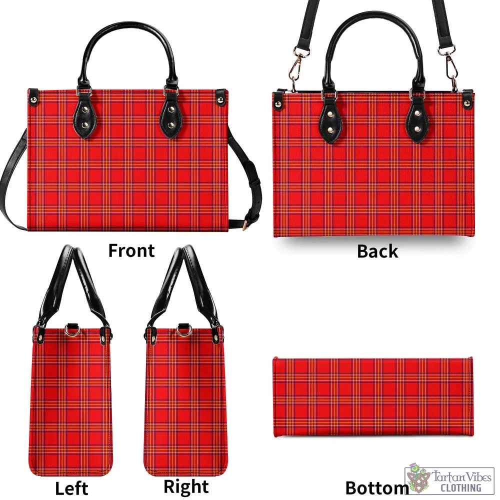 Burnett Modern Tartan Luxury Leather Handbags