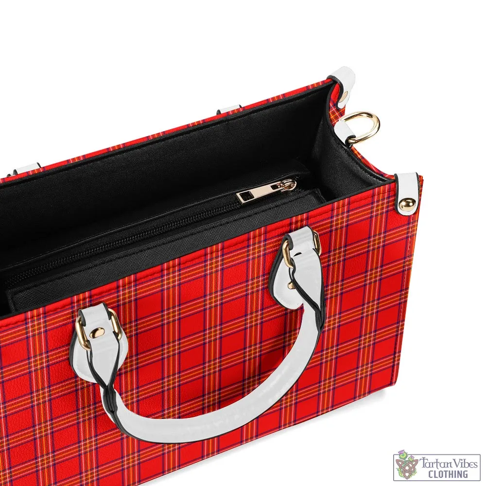 Burnett Modern Tartan Luxury Leather Handbags
