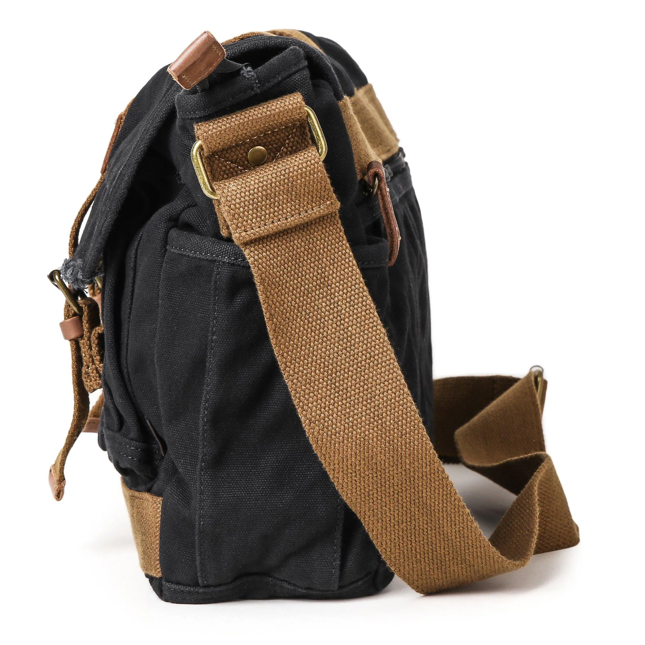 Canvas Frayed Style Messenger Bags #80808