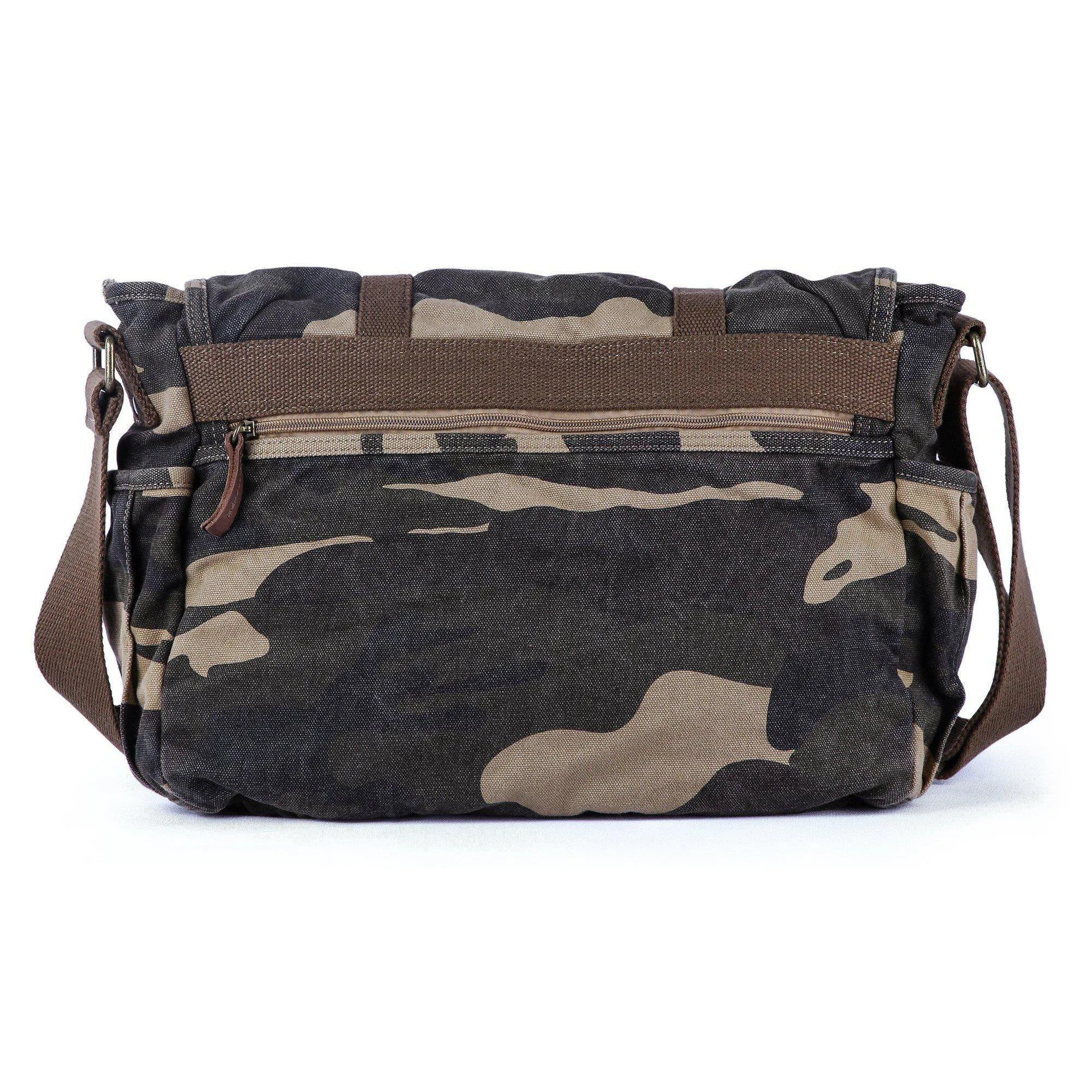 Canvas Frayed Style Messenger Bags #80808