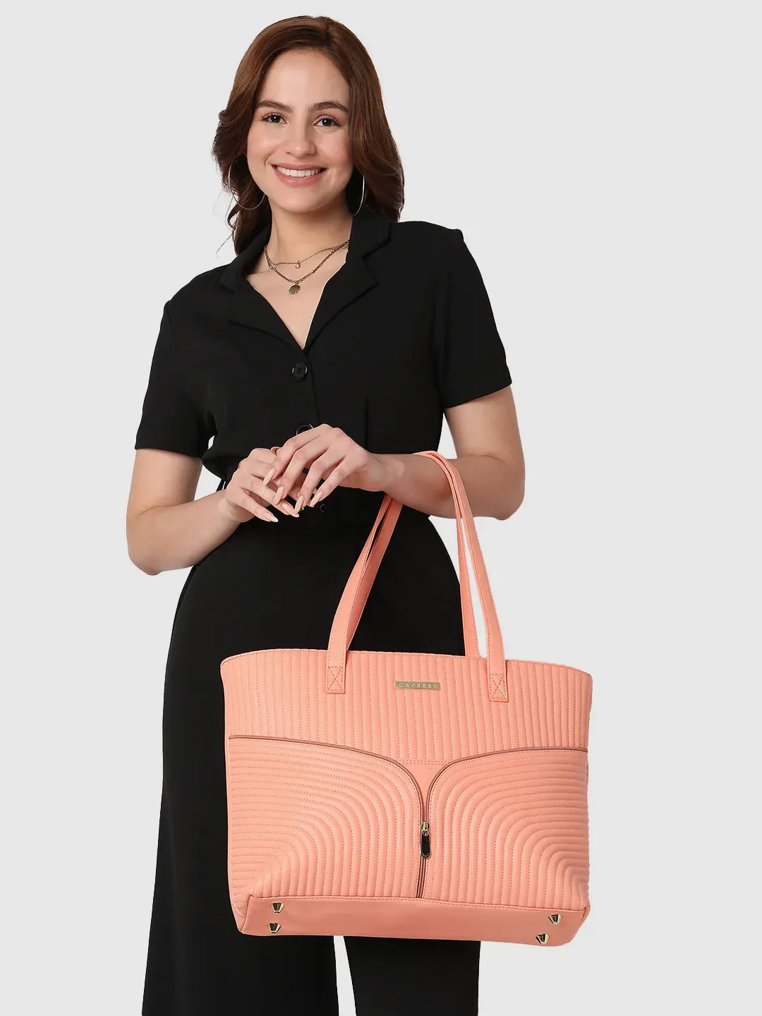 Caprese Marvel Tote Large Coral