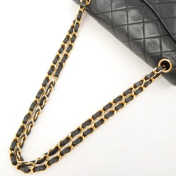 Chanel 1985~1990 Made Classic Flap Chain Bag 23Cm Black