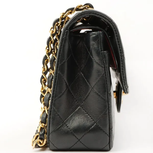 Chanel 1985~1990 Made Classic Flap Chain Bag 23Cm Black