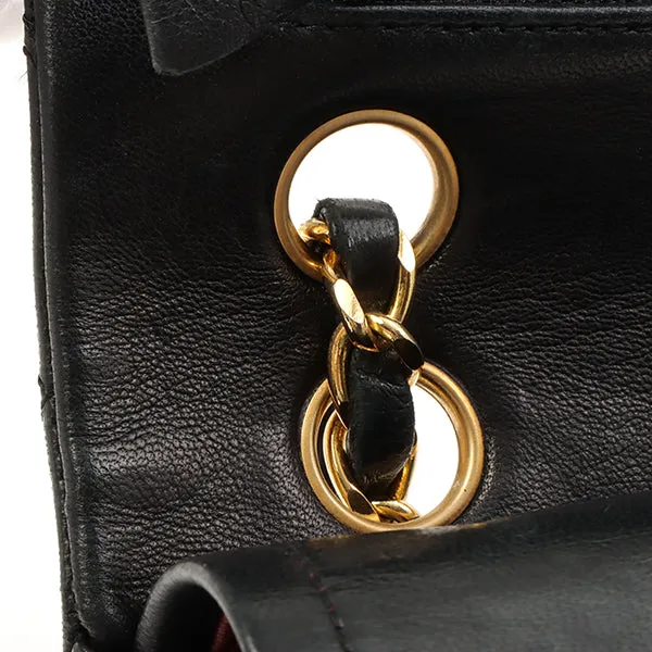 Chanel 1985~1990 Made Classic Flap Chain Bag 23Cm Black