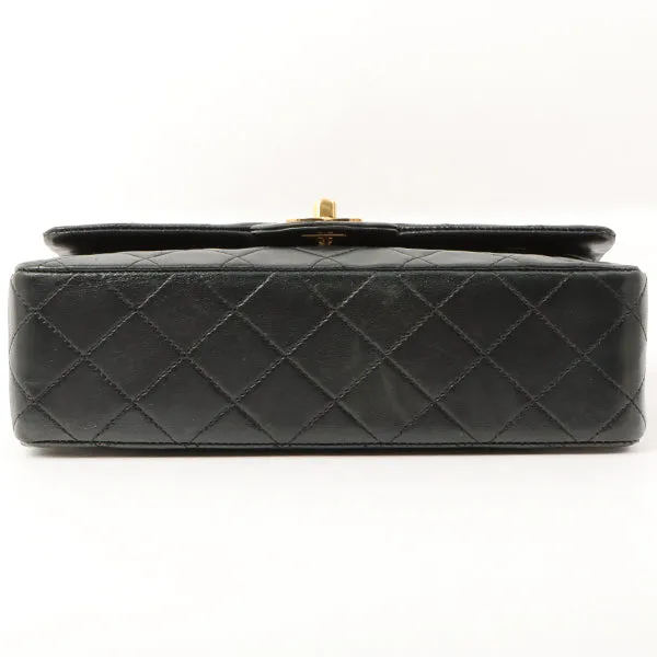 Chanel 1985~1990 Made Classic Flap Chain Bag 23Cm Black