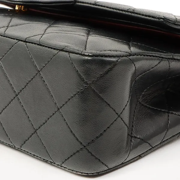 Chanel 1985~1990 Made Classic Flap Chain Bag 23Cm Black