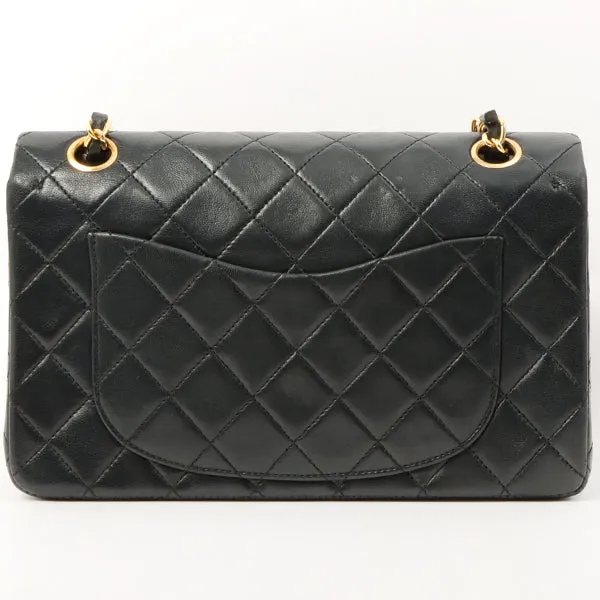 Chanel 1985~1990 Made Classic Flap Chain Bag 23Cm Black