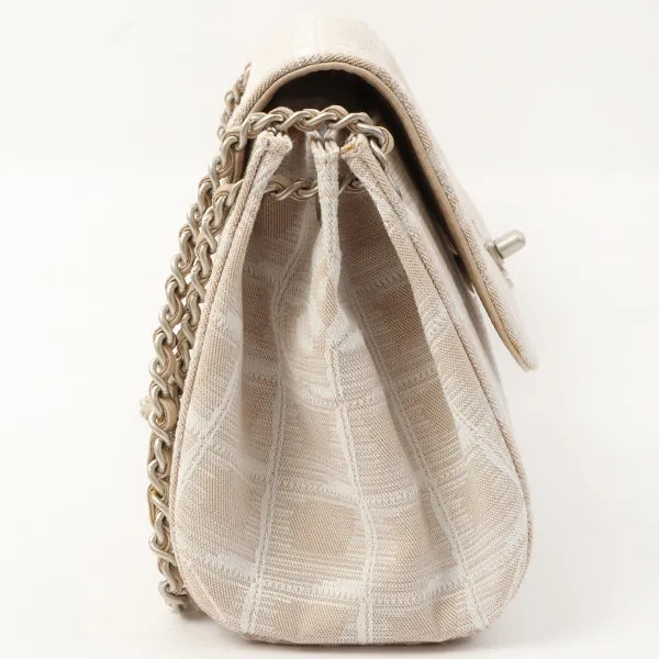 Chanel Around 2002 Made New Travel Line Matelasse Plate Chain Bag