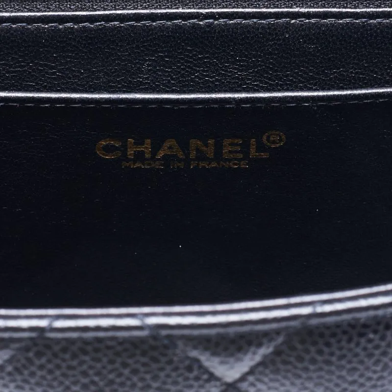 CHANEL CHANEL Matrasse Turn-Lock Kerry- Handbag Caviar S Black  Shoulder Bag Mini Shoulder Bag  Bag Hybrid   Ship] Dutch Shark Online