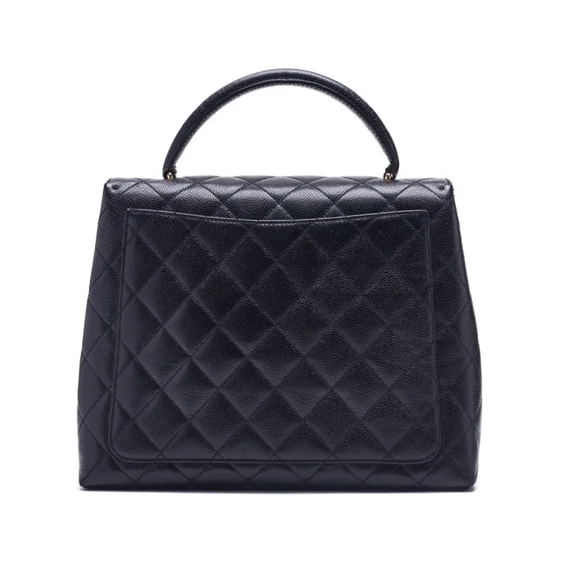 CHANEL CHANEL Matrasse Turn-Lock Kerry- Handbag Caviar S Black  Shoulder Bag Mini Shoulder Bag  Bag Hybrid   Ship] Dutch Shark Online