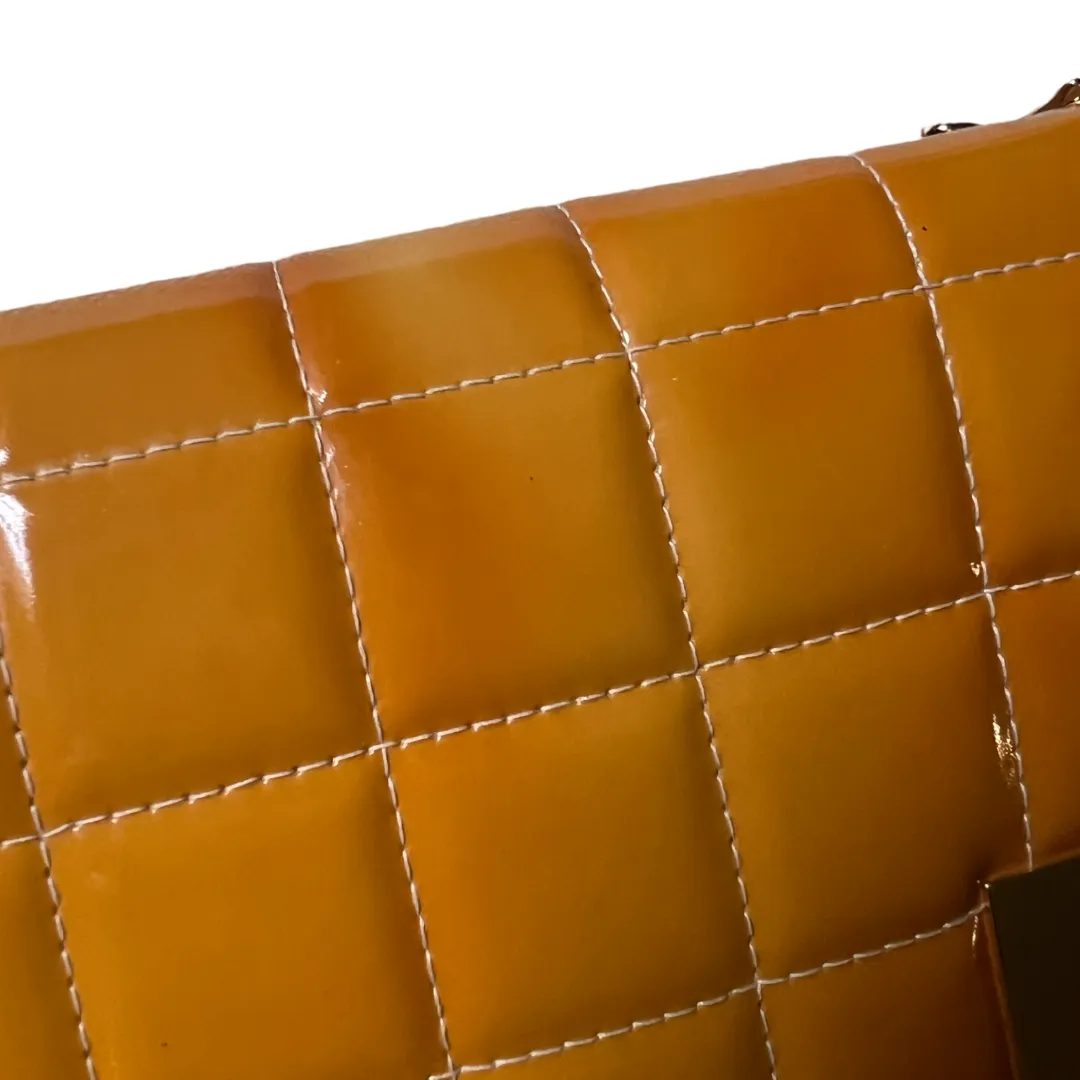 Chanel Chocolate Bar Orange Handbag