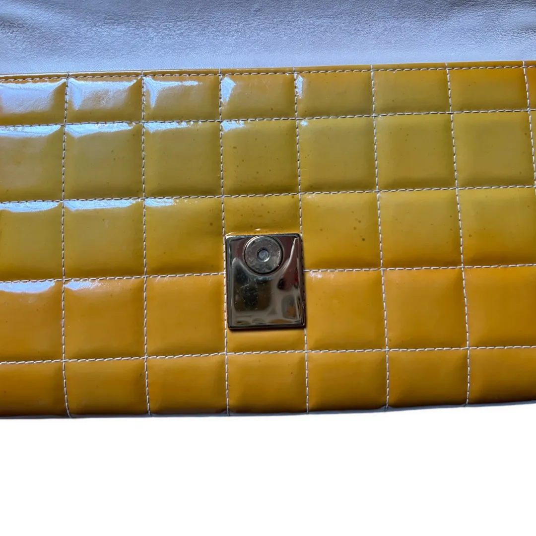Chanel Chocolate Bar Orange Handbag