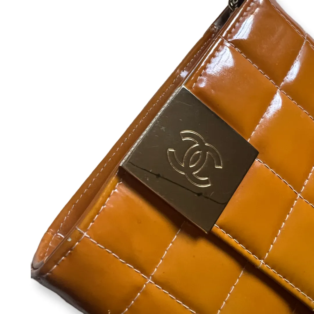 Chanel Chocolate Bar Orange Handbag