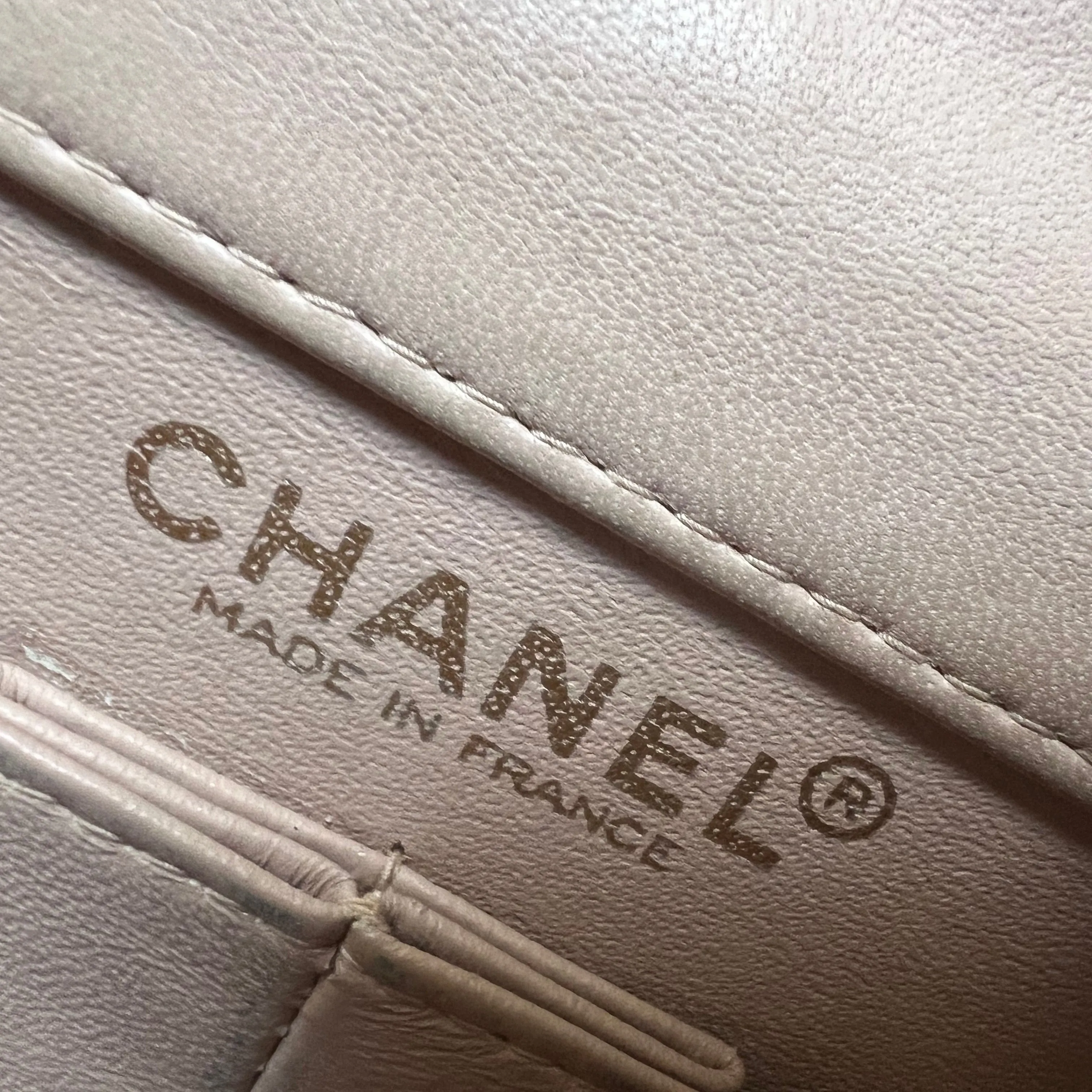 Chanel Chocolate Bar Orange Handbag