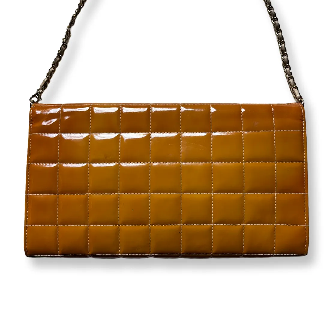 Chanel Chocolate Bar Orange Handbag