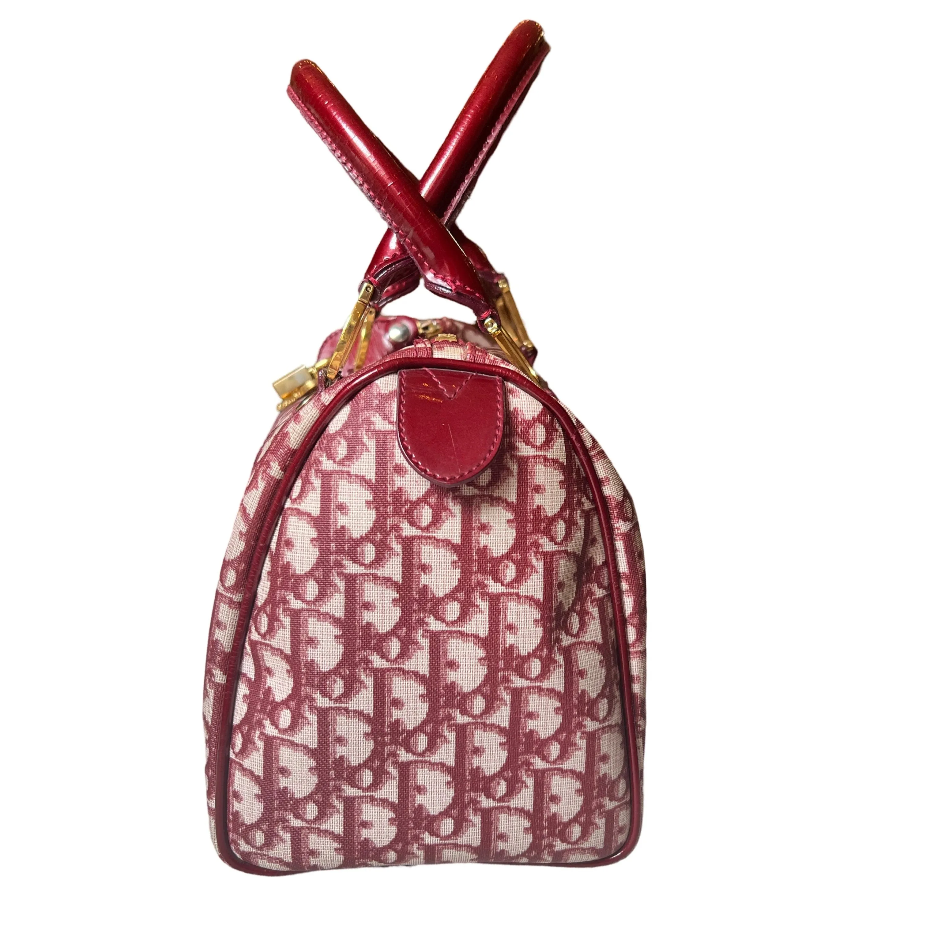 Christian Dior Boston Bag Bordeaux