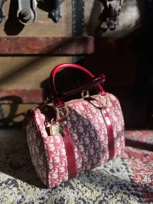 Christian Dior Boston Bag Bordeaux