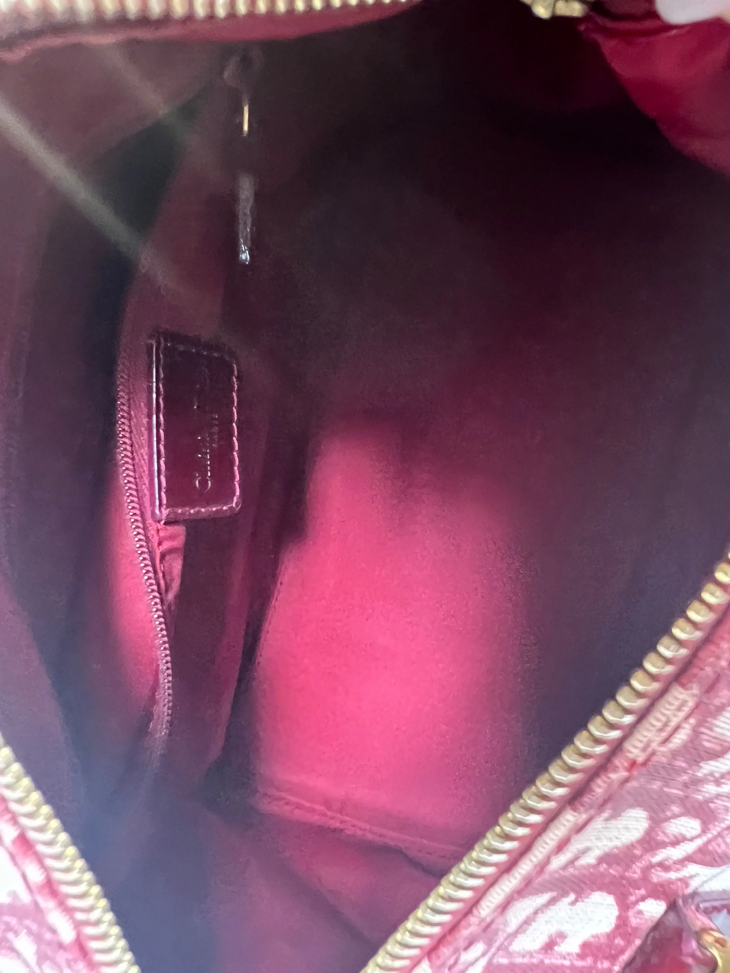 Christian Dior Boston Bag Bordeaux