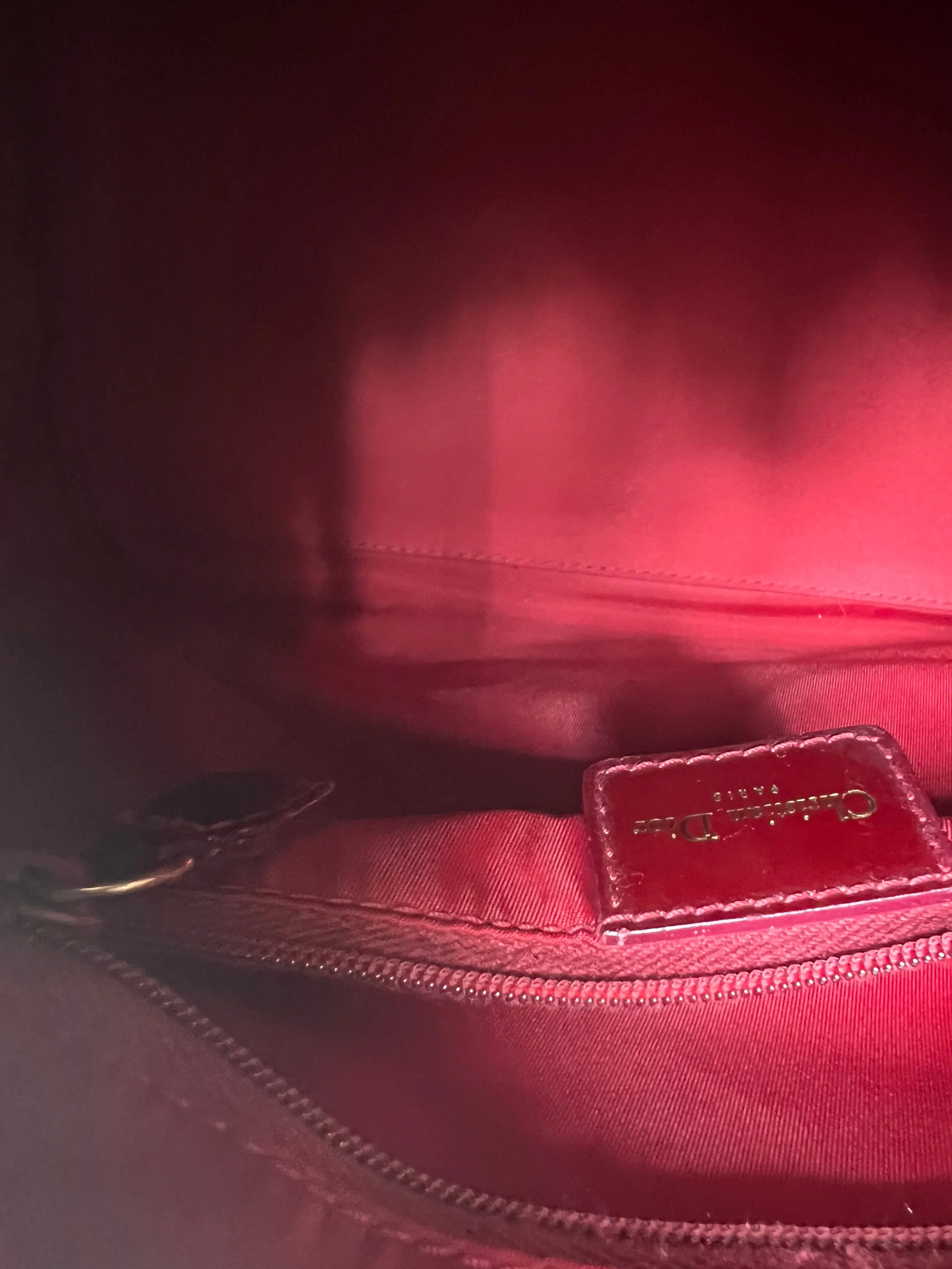 Christian Dior Boston Bag Bordeaux