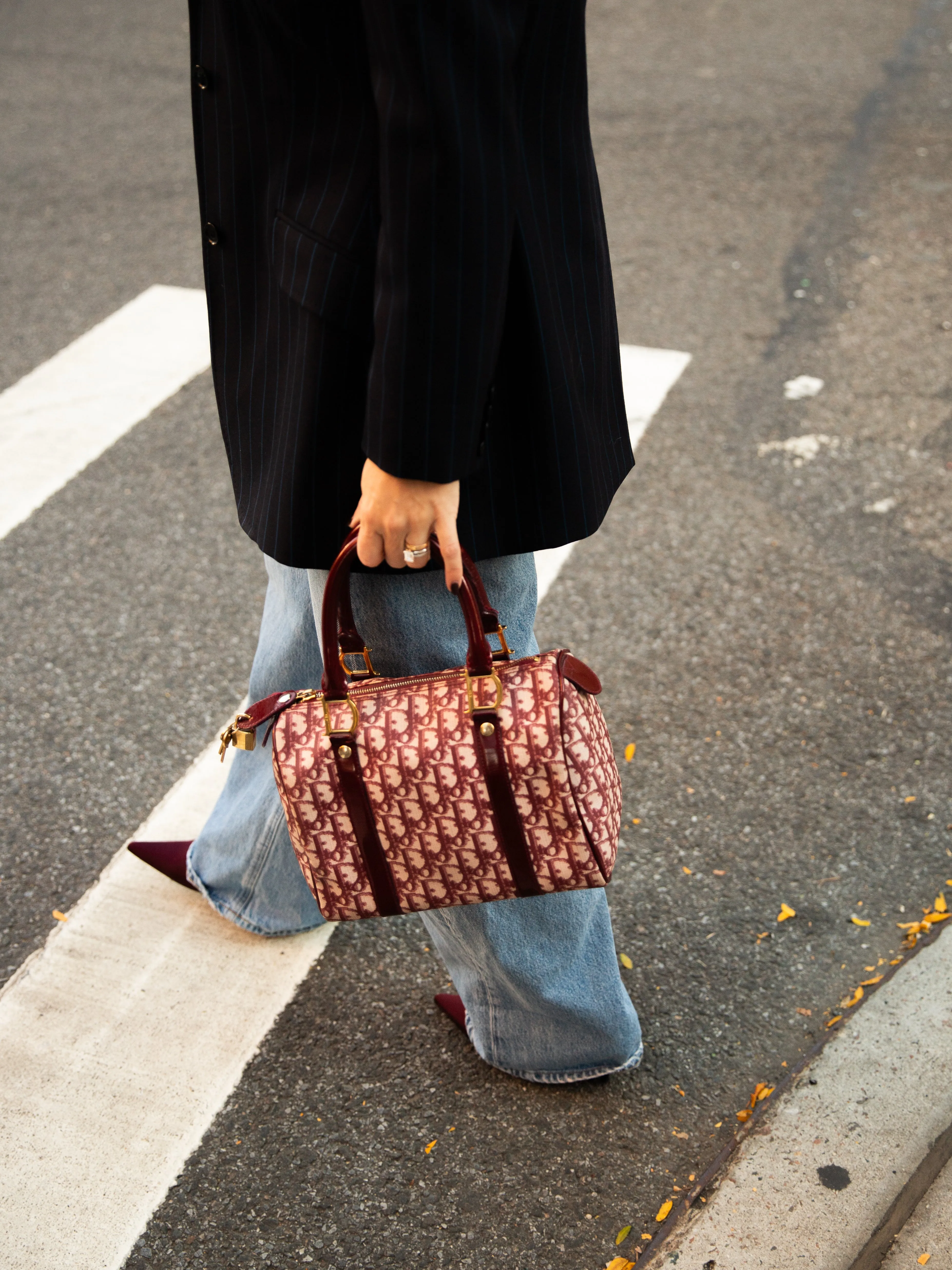 Christian Dior Boston Bag Bordeaux