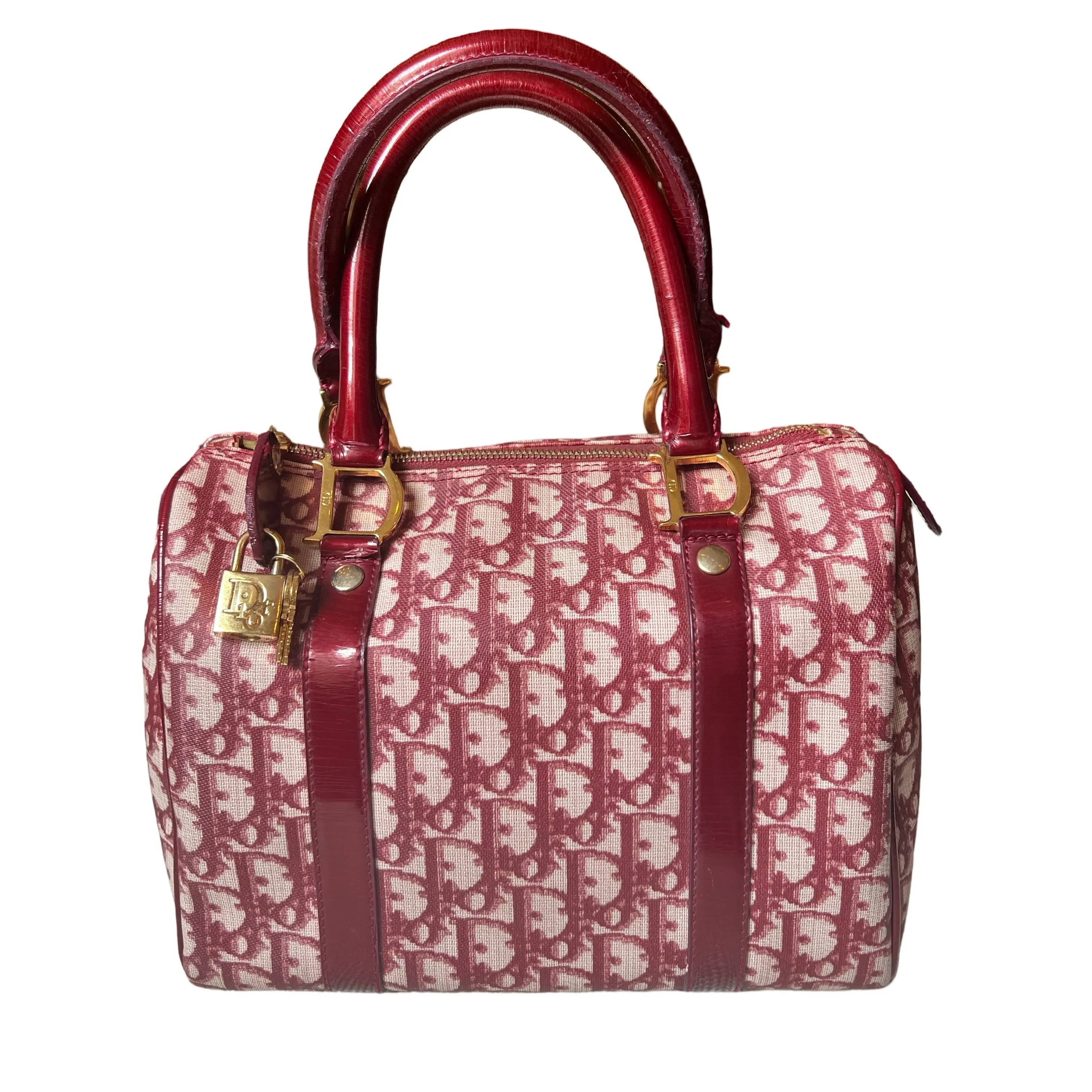 Christian Dior Boston Bag Bordeaux