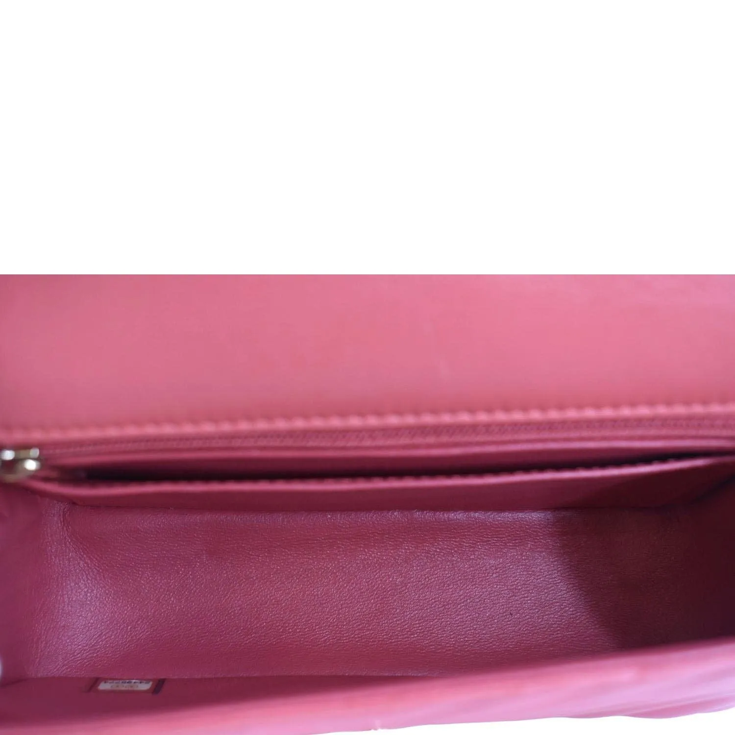 CL Timeless Classic Square Flap Chevron Calfskin Leather Crossbody Bag Pink