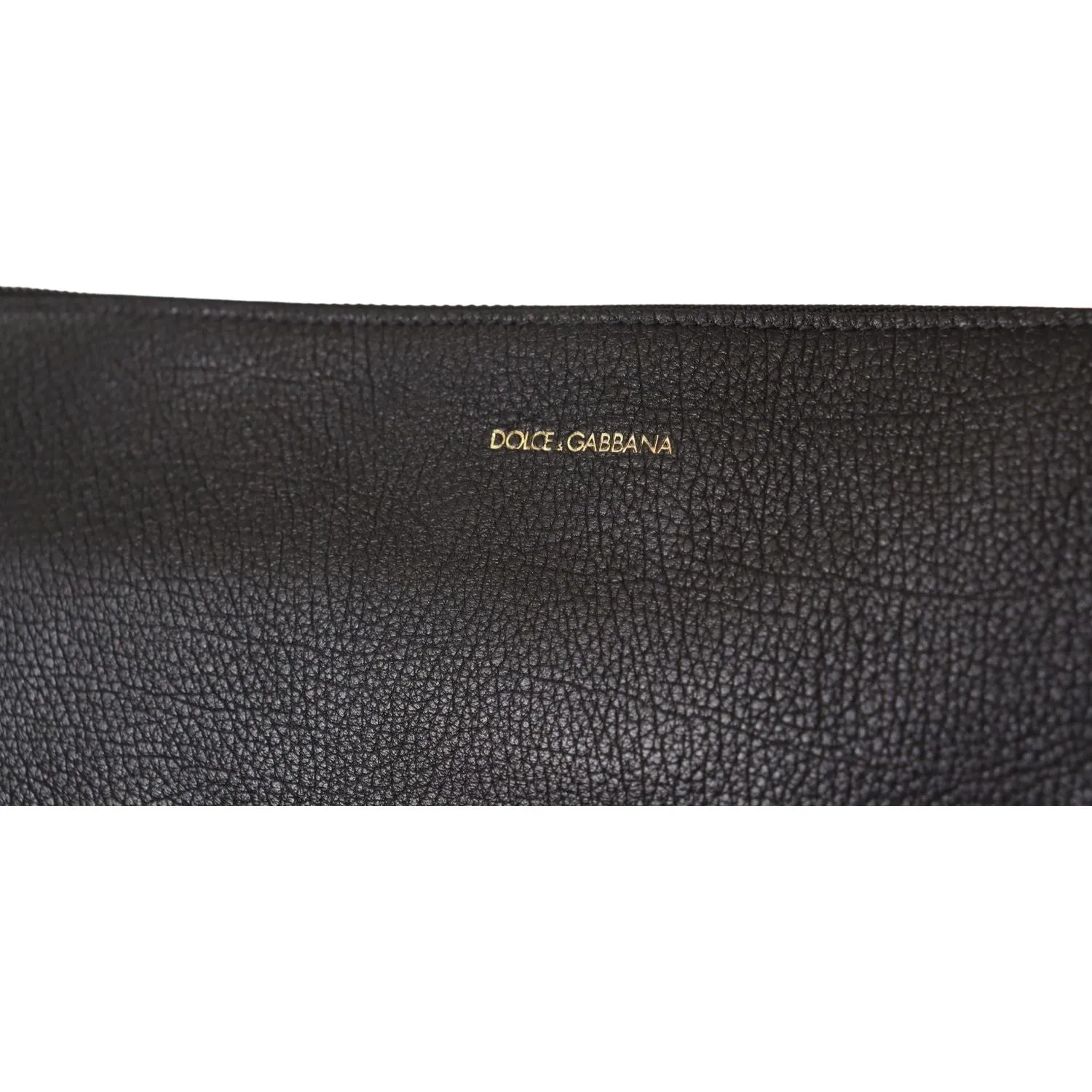 Dolce & Gabbana Elegant Black Leather Sling Shoulder Bag