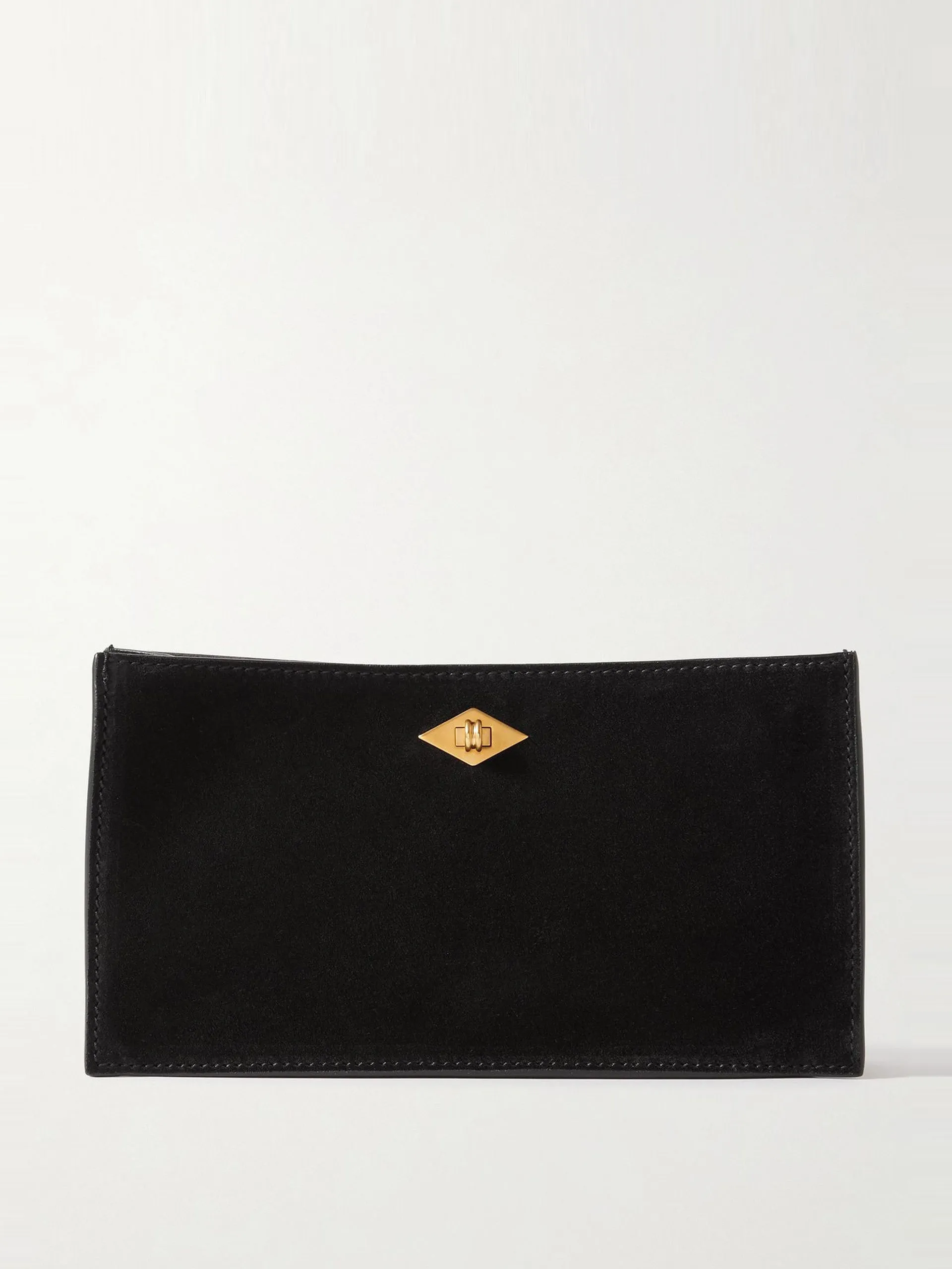 Ease suede clutch