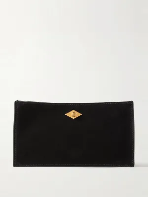 Ease suede clutch