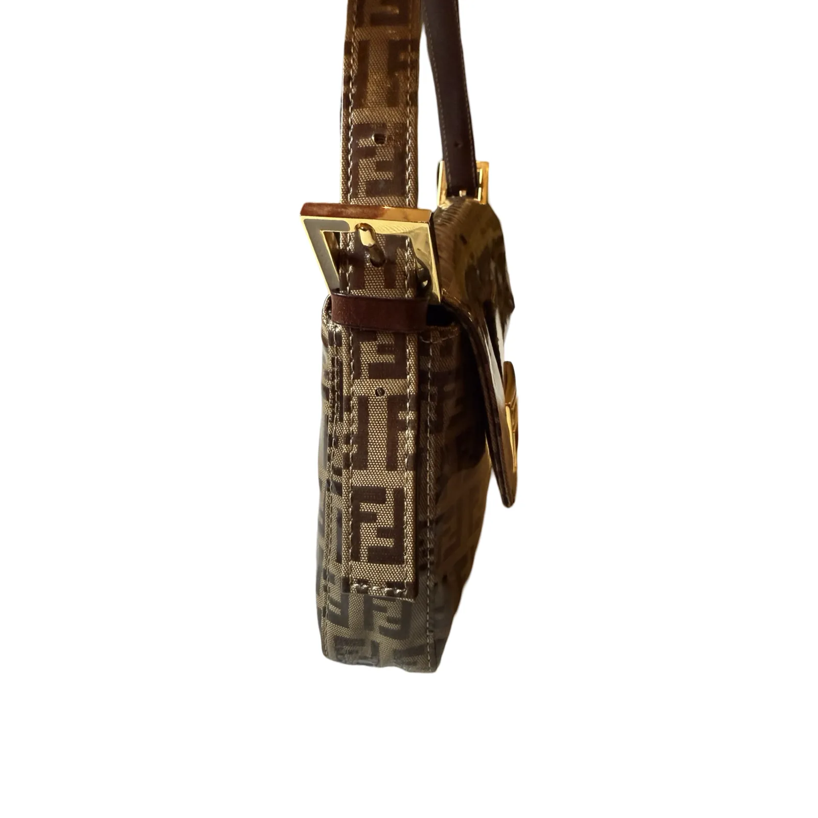 Fendi Baguette Patent Zucchino