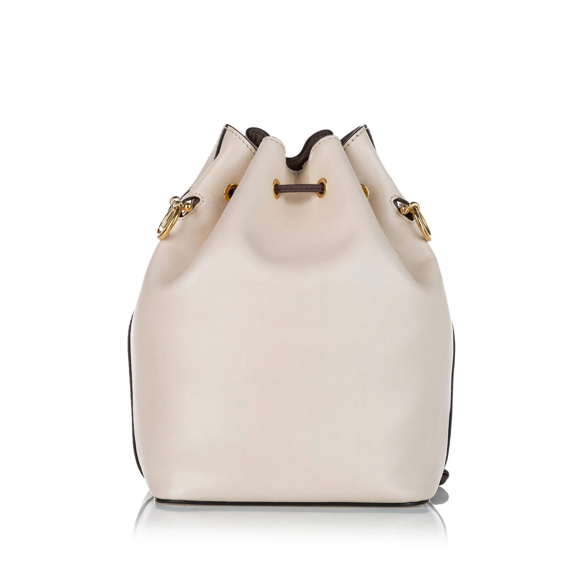 Fendi Mon Tresor Leather Bucket Bag (SHG-24035)